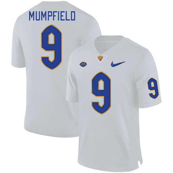Pitt Panthers #9 Konata Mumpfield College Football Jerseys Stitched Sale-White